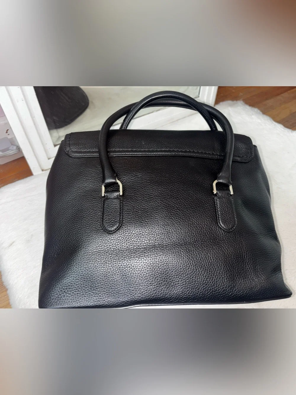 kate spade Black Interior Logo Lining with Gold Accent